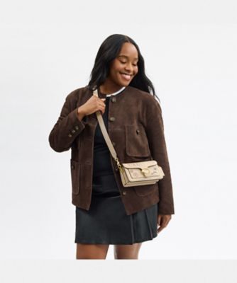 人気【COACH】スケッチプリント チェーンタビーショルダーバッグ 三越伊勢丹限定商品】タビー ショルダー バッグ 26・スケッチ